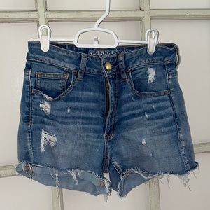 American Eagle jean shorts.